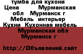 тумба для кухони › Цена ­ 600 - Мурманская обл., Мурманск г. Мебель, интерьер » Кухни. Кухонная мебель   . Мурманская обл.,Мурманск г.